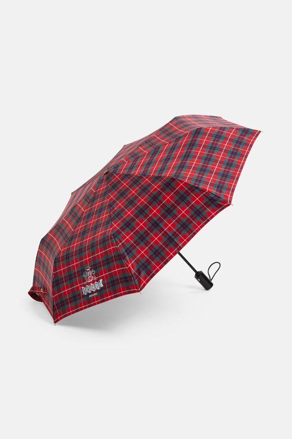 Mini parapluie avec motif écossais