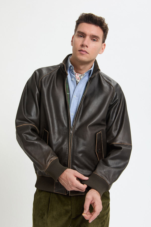 Veste G9 en cuir