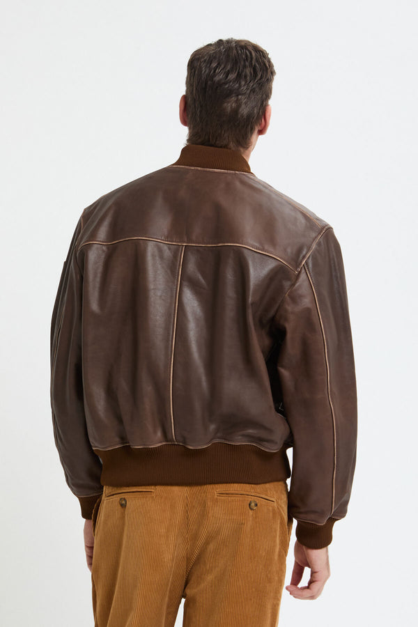 Veste Flight en cuir