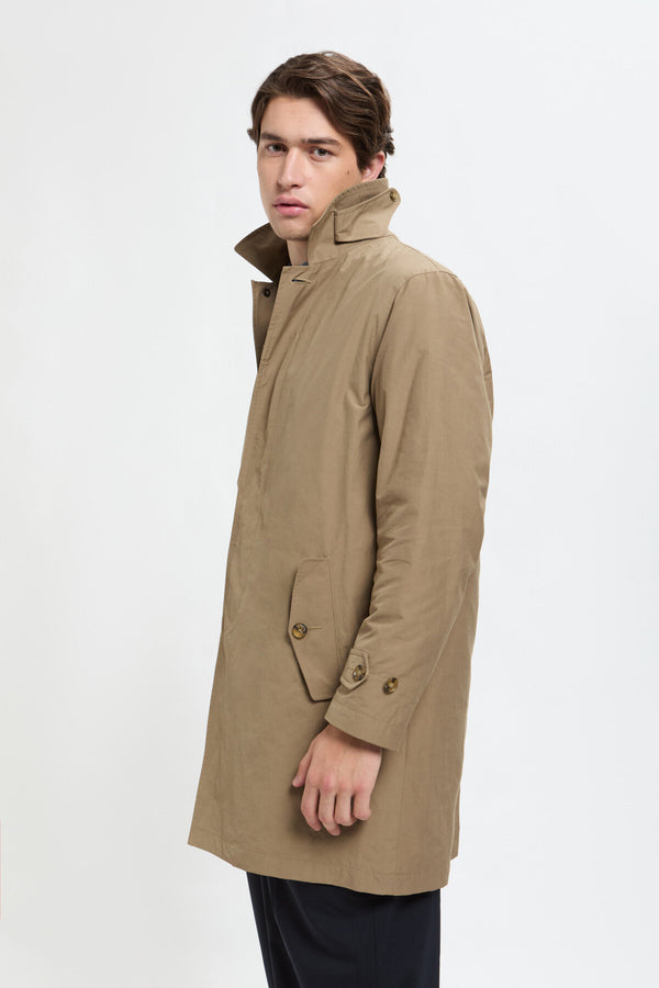 G10 Trenchcoat mit herausnehmbarem Futter und Windklappe