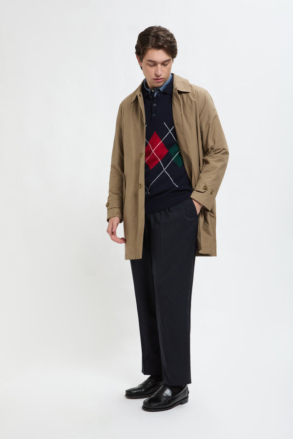 G10 Trenchcoat mit herausnehmbarem Futter und Windklappe