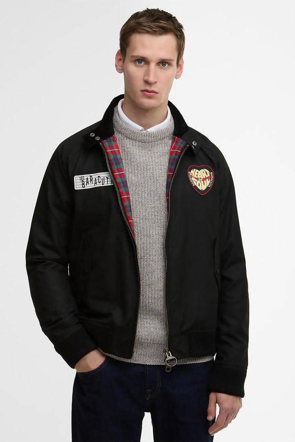 Veste en coton ciré Badged Porton Barbour x Baracuta