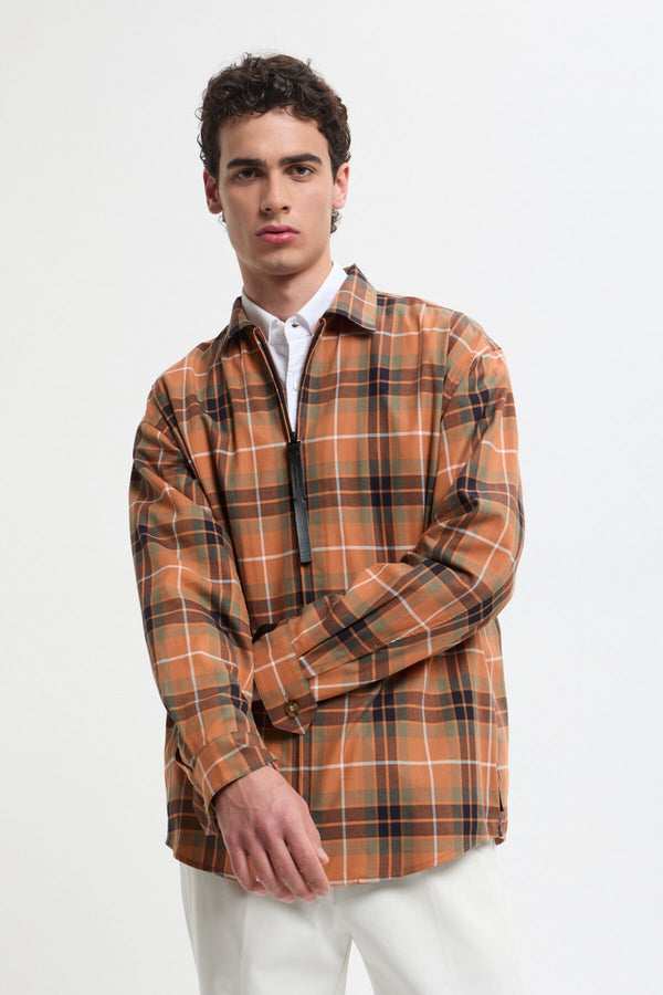 CHEMISE À CARREAUX N.HOOLYWOOD x BARACUTA