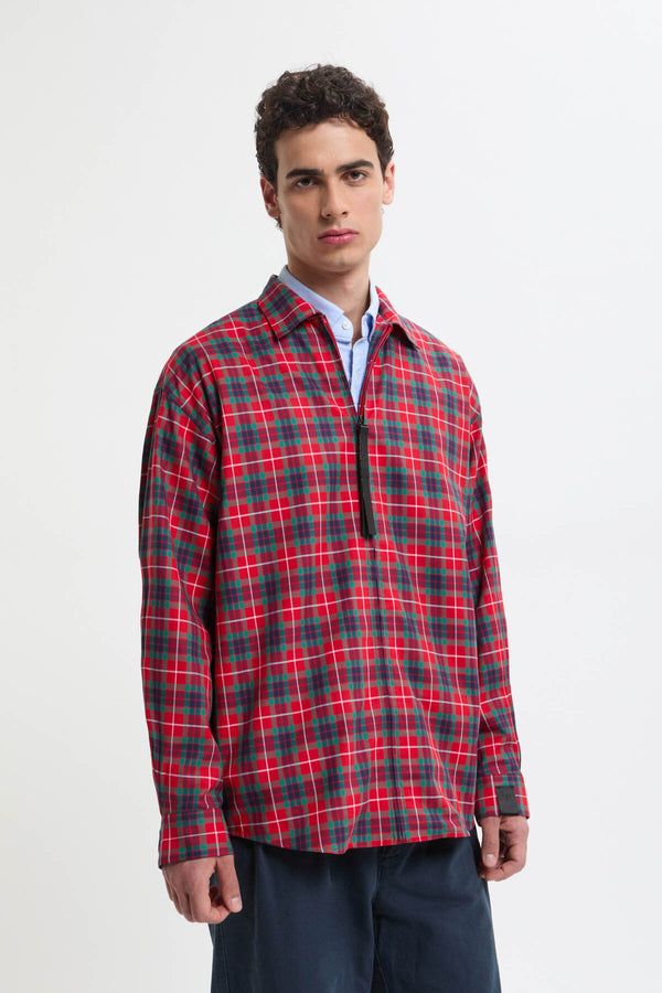 CHEMISE À CARREAUX N.HOOLYWOOD x BARACUTA