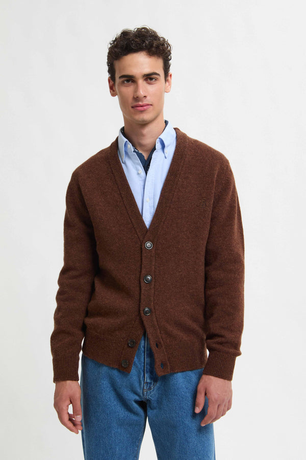 CARDIGAN IN LANA SHETLAND