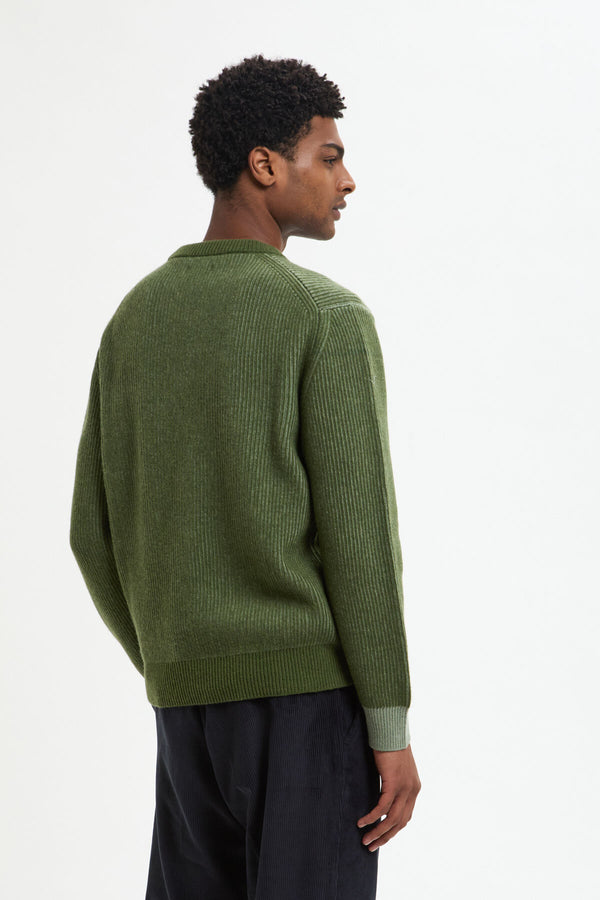 HALF-ZIP MOCK NECK JUMPER