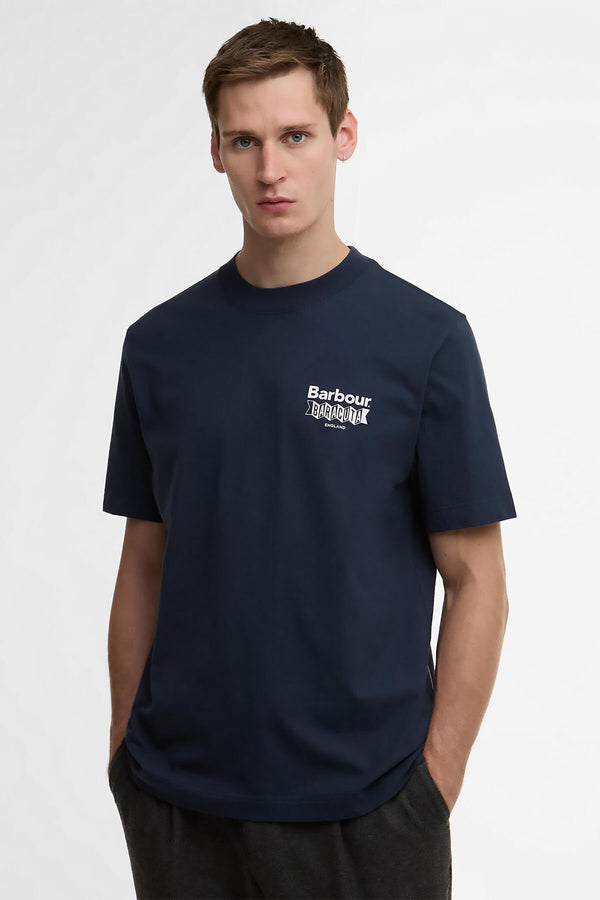 T-shirt oversize All Nighter Barbour x Baracuta