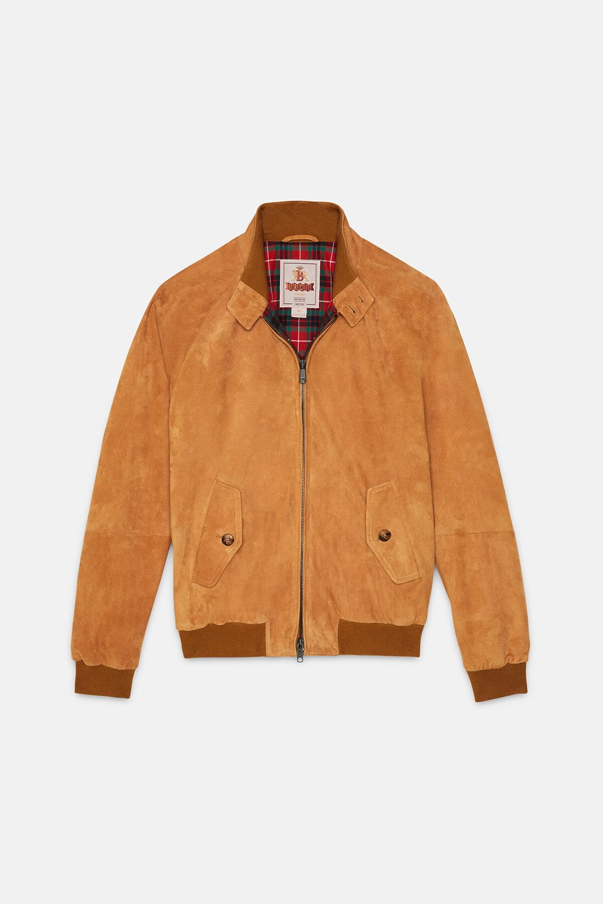Premium G9 Harrington Suede Rhum Baracuta
