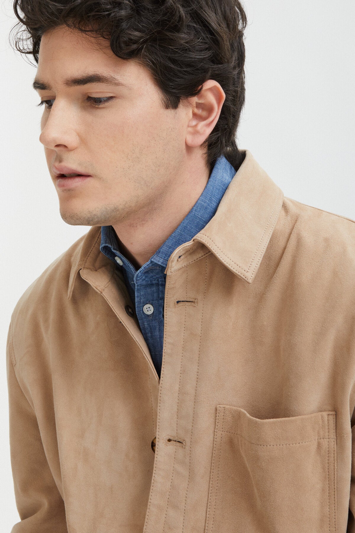Men Wool Overshirts Baracuta